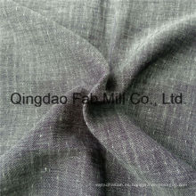 Jacquard lino / tela de lana de doble capa (QF16-2477)